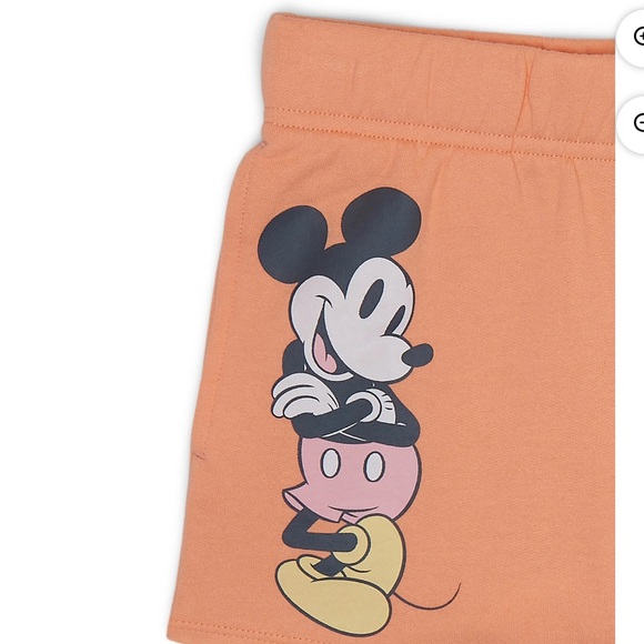 Girls’ Mickey and Minnie Graphic Print Shorts - Picture 3 of 3
